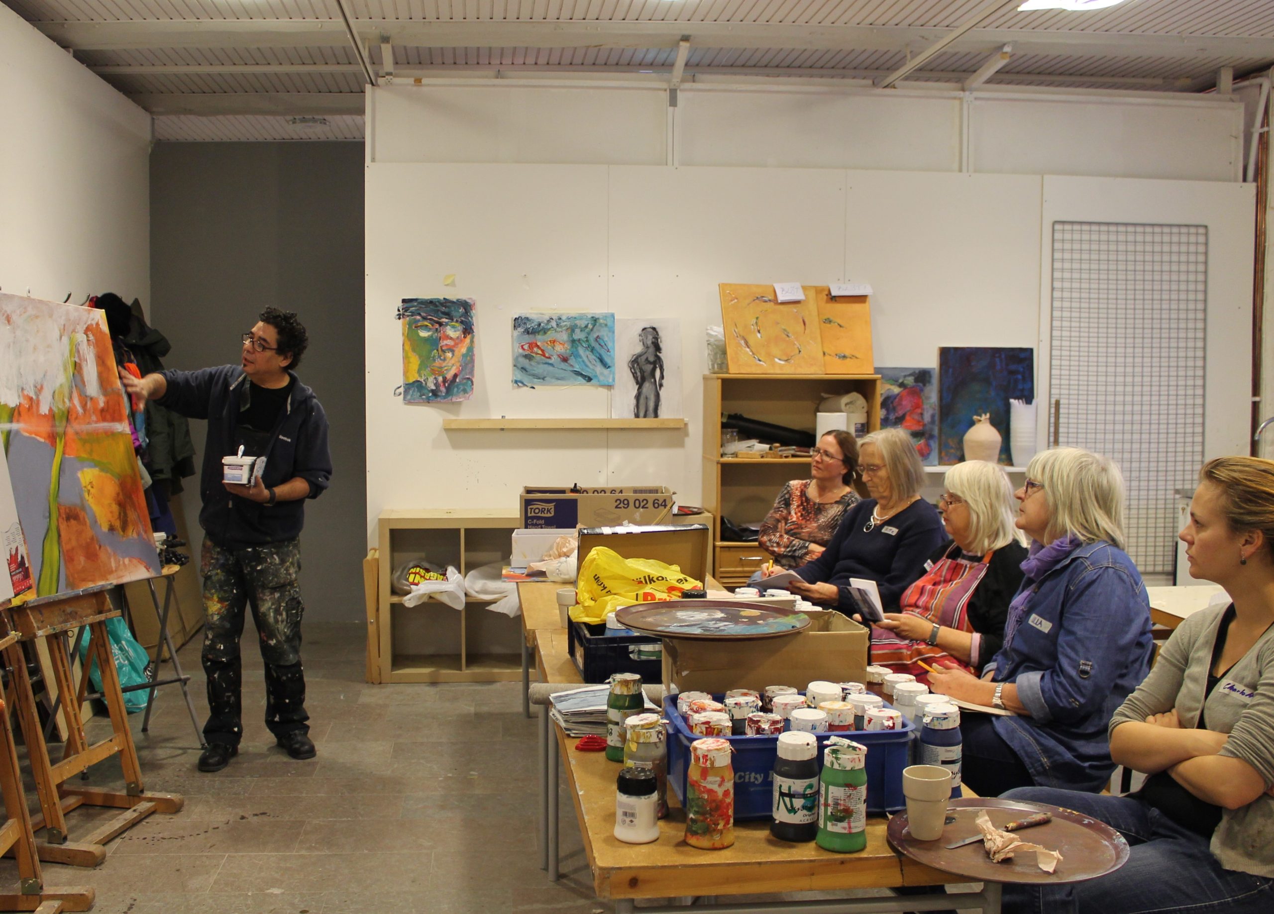 Workshop at Edsvik Konsthall Nov. 2014